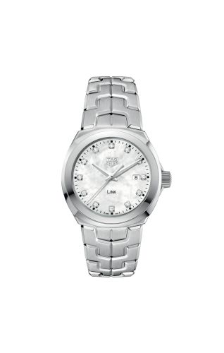 Link Quartz 32mm Stainless Steel / MOP - Diamond